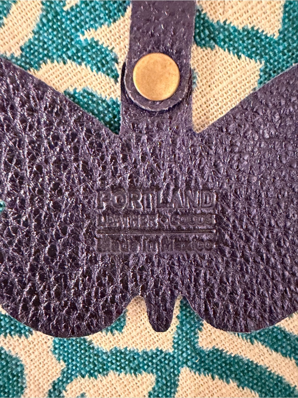 BNNU Portland Leather Butterfly Bag Charm 🦋 - Picture 2 of 2